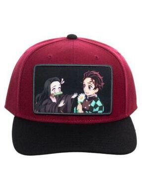 Bioworld Demon Slayer Tanjiro and Nezuko Snapback Hat